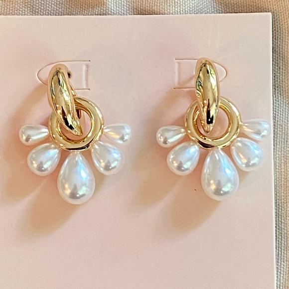 🌸NEW Mignonne Gavigan Margot Pearl Drop Earrings - Picture 4 of 5